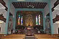 Church Saint Mary interior - of Basque inspiration but in art-deco style