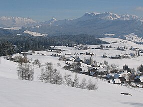 Heimenschwand, ĉefloko de la komunumo Buchholterberg