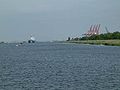 El canal de la mar del Nord, vista de Buitenhuizen a la direcció d'Amsterdam.