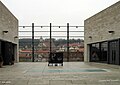 Blick auf Schwäbisch Hall vom Museumshof der Kunsthalle Würth aus