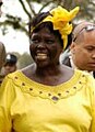 10. Wangari Maathai (1940–2011), första afrikanskan att motta Nobels fredspris.