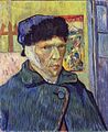 Vincent van Gogh: Selbstporträt mit abgeschnittenem Ohr