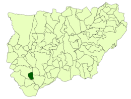 Fuensanta de Martos – Mappa