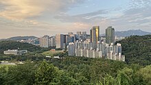 One of the view from the top of Haneul Park