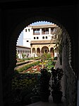 Jardins du Palais du Partal, Alhambra. Mars 2004.