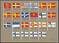 More proposed flags of Finland 1862–1918, compiled by Olof Eriksson.