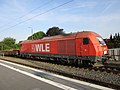 Lok 22 (223 056) der Westfälischen Landes-Eisenbahn (WLE) in Neubeckum