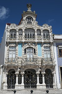 Façade of Major Pessoa Residence in Aveiro (1907–1909)[124]