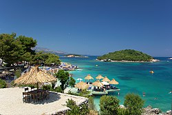 La spiaggia di Ksamil