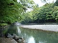 伊勢神宮内を流れる五十鈴川