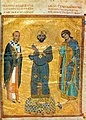 Hl. Johannes Chrysostomus mit Nikephoros Botaneiates