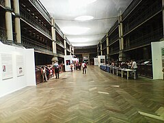 Salle de l'ancien musée de peinture de Grenoble lors d'une exposition en 2018.