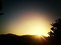 Fotografía de un atardecer en algún lugar de Los Valles del Tuy