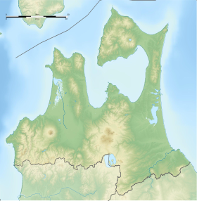 Voir sur la carte topographique de préfecture d'Aomori