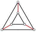 Skeleton of the triangular prism