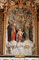 Tableau de la Sainte Famille dans le retable central.