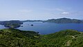 赤ハゲ山山頂から望む島前カルデラ