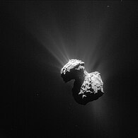 Conforme visto pela Rosetta em 7 de julho de 2015