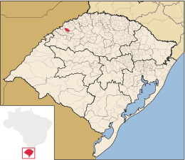 Cândido Godói – Mappa