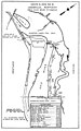 Locks and Dam No 41 navigation chart from 1934