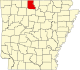 State map highlighting Marion County