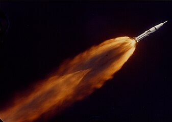 Apollo 7 in flight