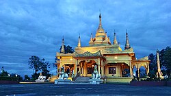 Golden pagoda in Namsai