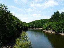 Ang Diège Dam, Upstream sa mga Chapettes