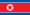 Bandera de Corea del Norte