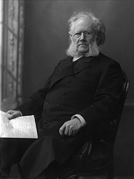 Henrik Ibsen, 1900, door Gustav Borgen