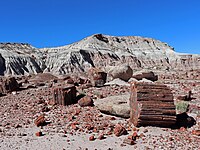 Cone-shaped rock formations