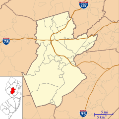 Lamington River is located in Somerset County, New Jersey