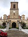 Église Notre-Dame-de-l'Assomption de La Bastide-Clairence portail, galerie, voûte