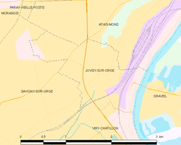 Juvisy-sur-Orge – Mappa