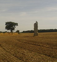 Le menhir de la Hune.