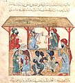 Image 33Slave-market in the town of Zabid in Yemen. Illustration from the 1237 Maqamat al-Hariri produced in Baghdad by al-Wasiti (Arabe 5847) (from History of Yemen)