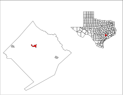 Location of Columbus, Texas