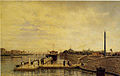 Bolshaya Neva. The painting in 1872.