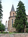 Kirche und Kriegerdenkmal in Dancé