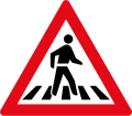 Pedestrian crossing ahead