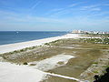 Vedere de la nord de la Sand Key spre Clearwater Beach