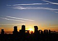 Sunrise over Stonehenge at Stonehenge by Andrew Dunn