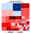 Image 2Treemap of the popular vote by parish, 2016 presidential election (from Louisiana)