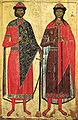 Saints Boris et Gleb, Moscou (milieu du XIVe siècle)