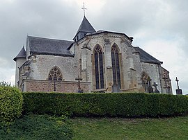 The church of Nativité-de-Saint-Jean in Saint-Jean-sur-Tourbe