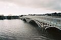 Chepstow Bridge at very high tide