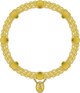 Collar of the Order as used on the Royal Arms of France