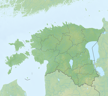 Reliefkarte: Estland