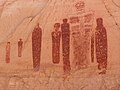 Image 61Pictographs from the Great Gallery, Canyonlands National Park, Horseshoe Canyon, Utah, c. 1500 BCE (from History of painting)