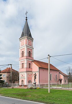 Nativity of the Blessed Virgin Mary church in Podravska Moslavina